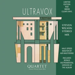 Ultravox - Quartet (Steven Wilson Mix) 2xLP Vinyl Record (2023 Record Store Day Black Friday Exclusive Clear Vinyl)