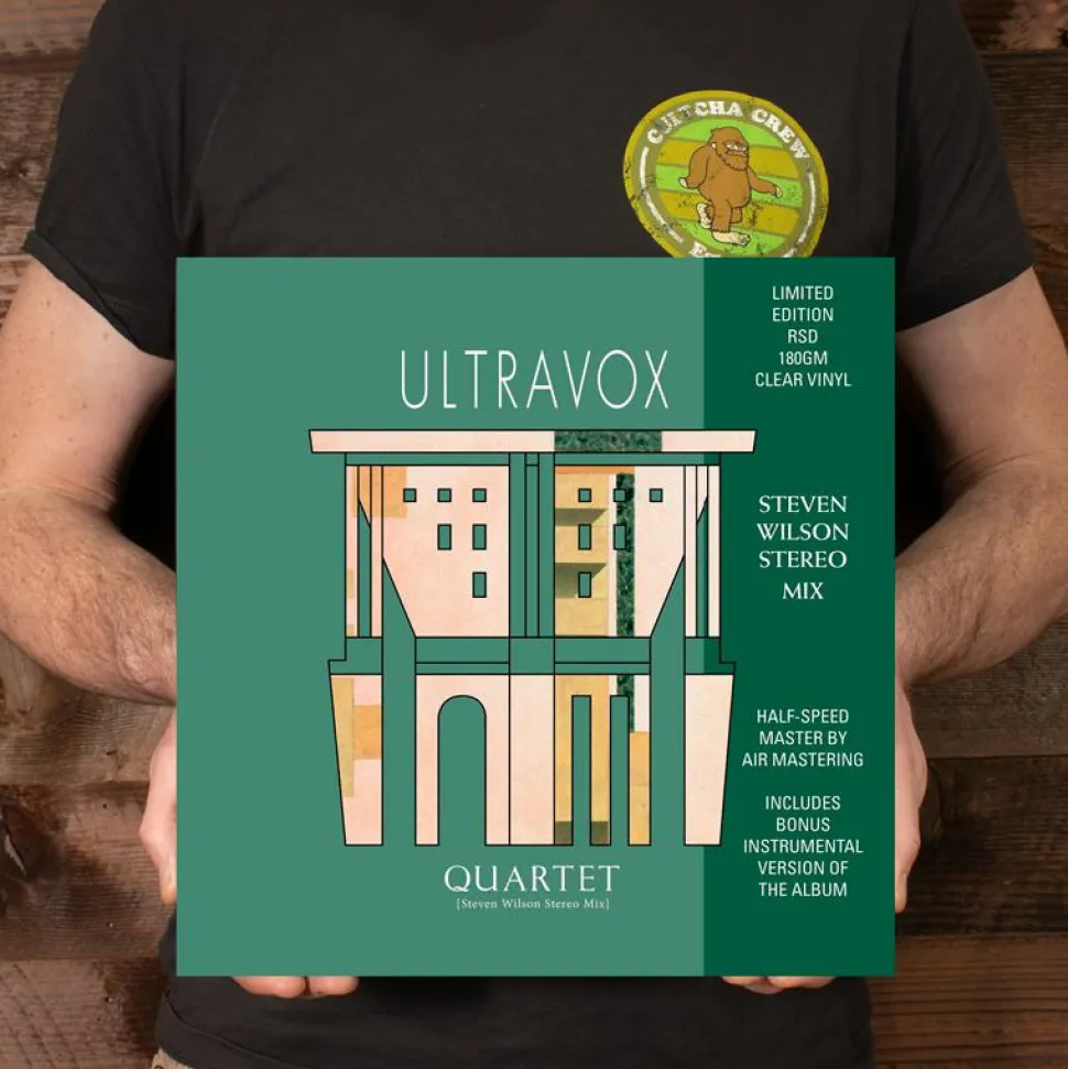 Ultravox - Quartet (Steven Wilson Mix) 2xLP Vinyl Record (2023 Record Store Day Black Friday Exclusive Clear Vinyl)
