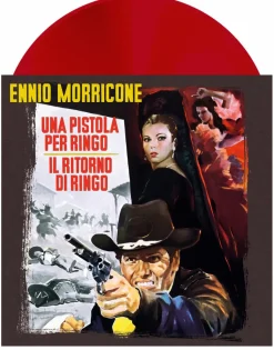 Una pistola per Ringo / Il ritorno di Ringo (A Pistol for Ringo / The Return of Ringo) Original Motion Picture Soundtrack By Ennio Morricone LP Vinyl Record (2022 Record Store Day Exclusive Transparent Red Coloured Vinyl)