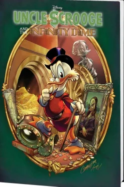 Uncle Scrooge and the Infinity Dime - Gallery Edition Hardcover Book (J. Scott Campbell DM Direct Market Exclusive Variant Cover)