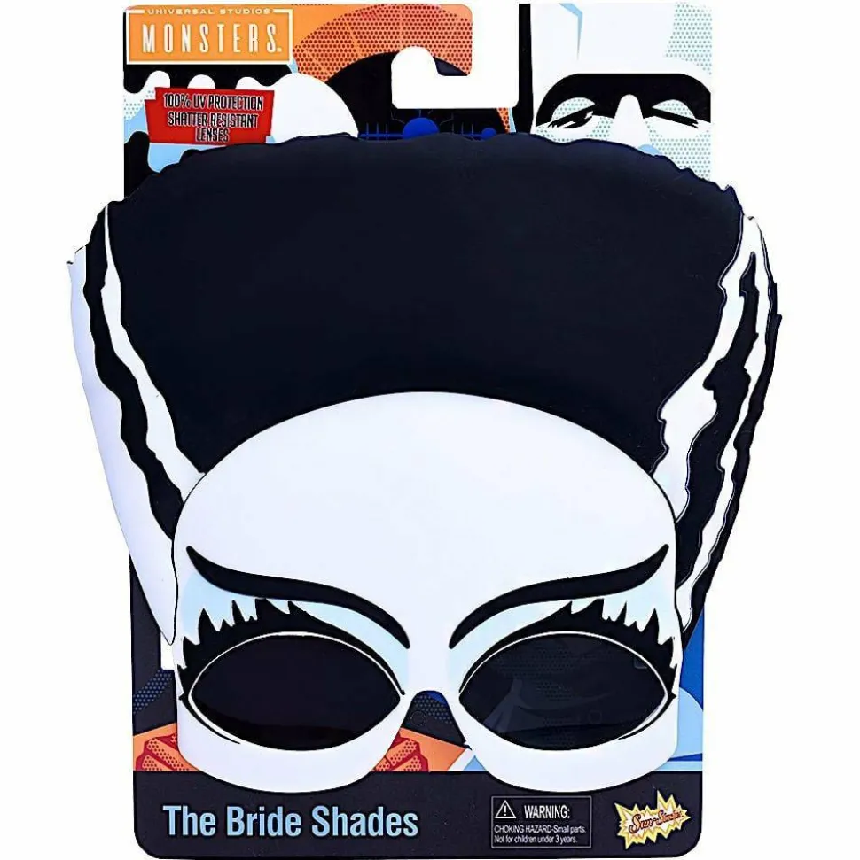Universal Monsters - Bride of Frankenstein Sun-Staches Sunglasses (One Size)