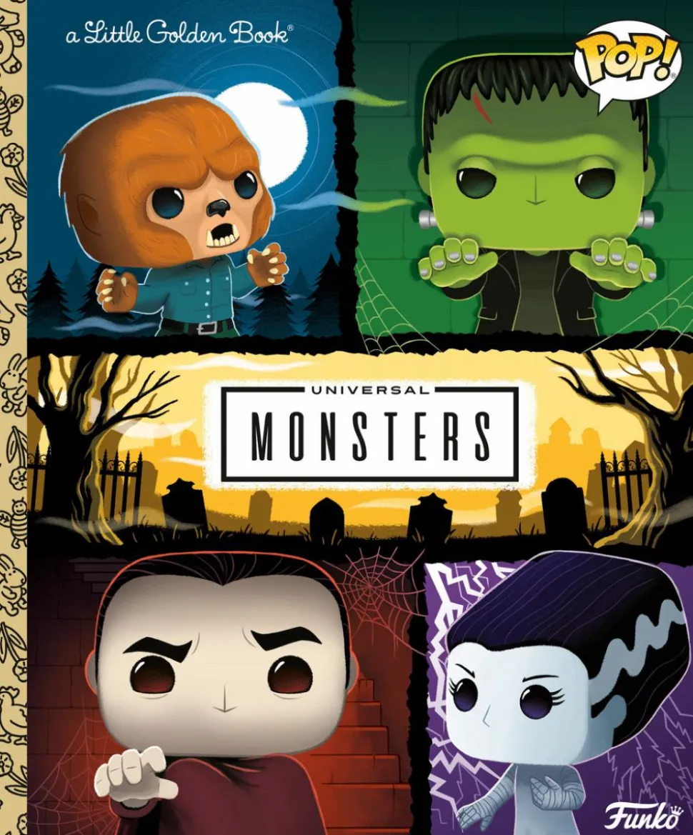 Universal Monsters - Funko Pop! Little Golden Book Hardcover Book