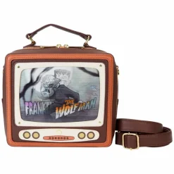 Universal Monsters - Vintage TV Triple Lenticular 7" Faux Leather Crossbody Bag
