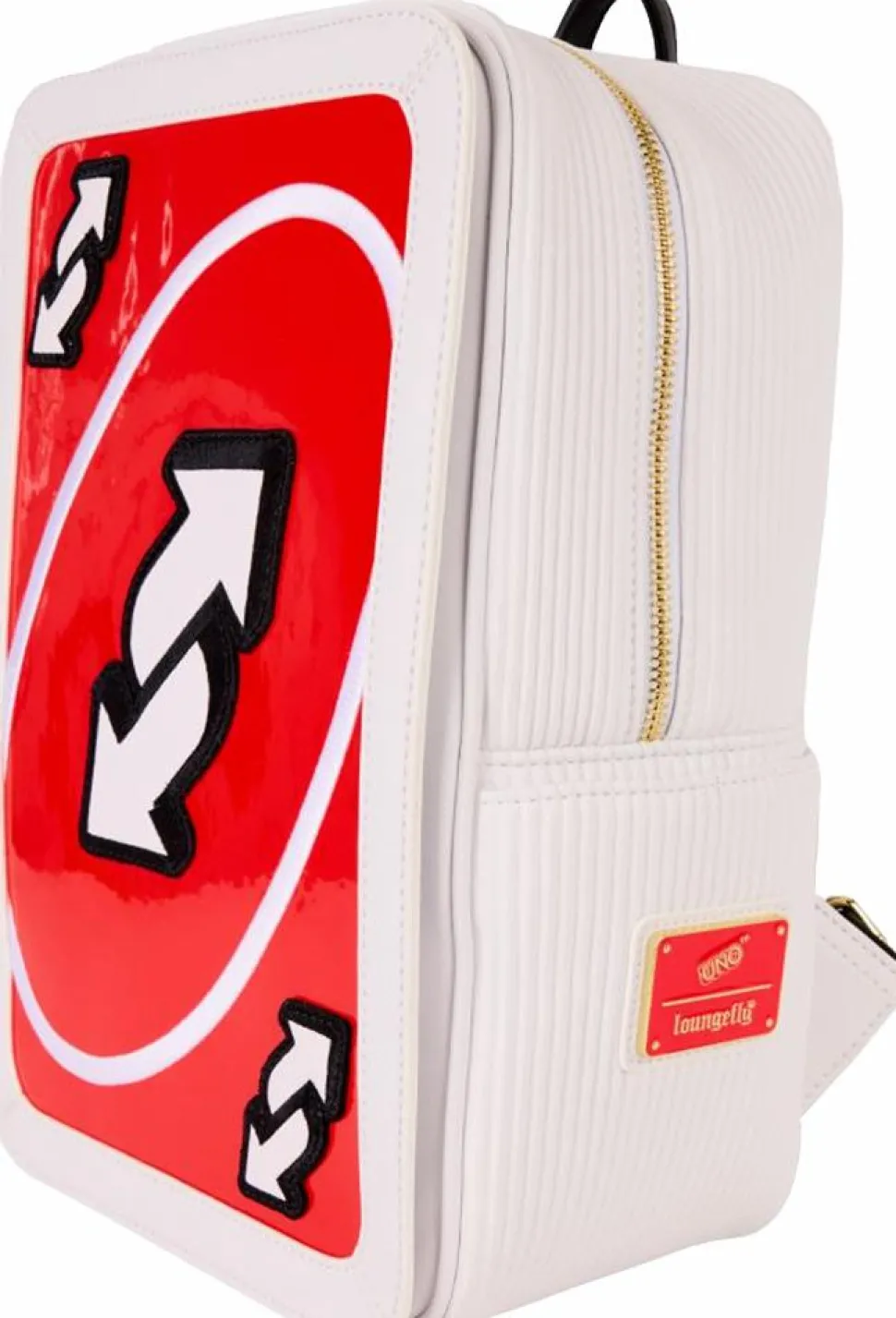 Uno - Reverse Card Lenticular 10" Faux Leather Mini Backpack