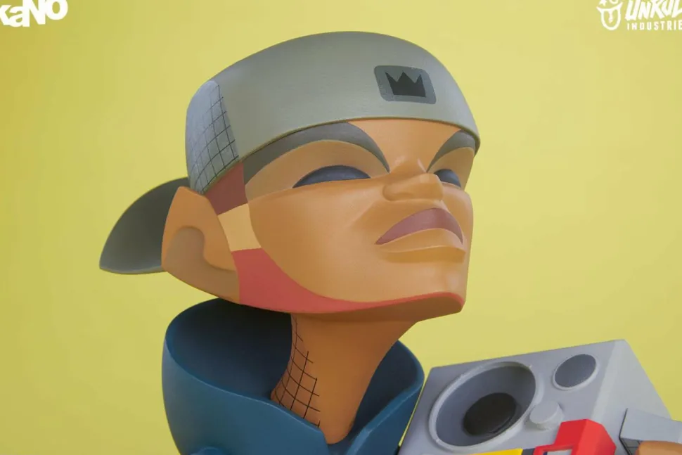 Unruly Industries - Ghetto Blaster 7” Vinyl Figure by kaNO