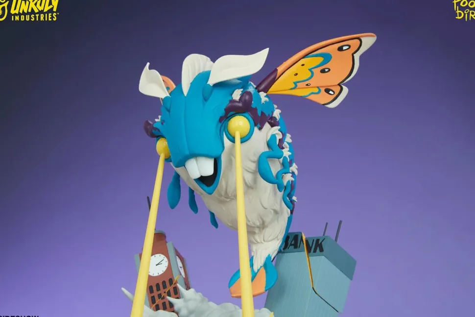Unruly Industries - Invasion of BeheMOTH! 8” Vinyl Figure by Mike “Poopbird” Groves