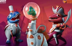Unruly Industries - Whaleontology 9” Designer Collectable Statue Set by Tom Whalen