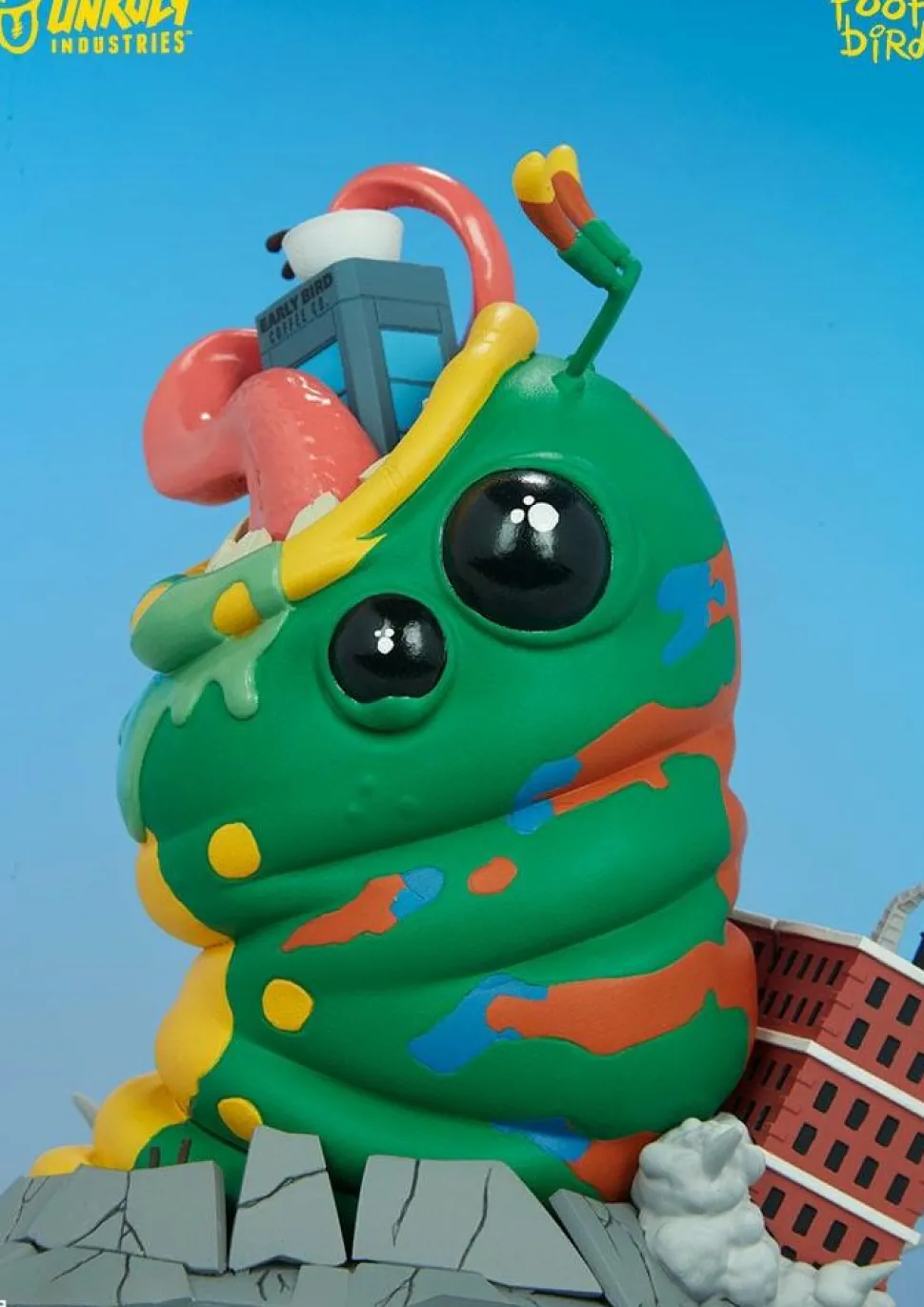 Unruly Industries - Wrath of Wormzilla 6” Vinyl Figure by Mike “Poopbird” Groves