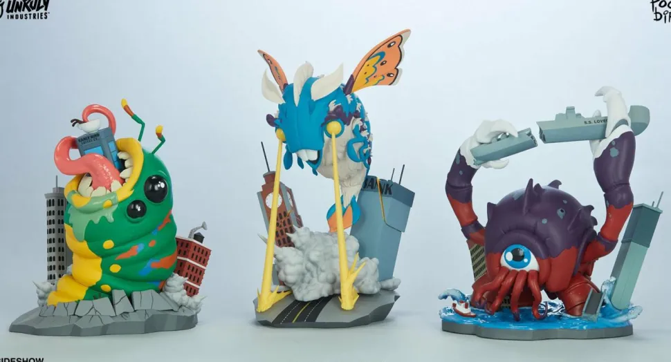 Unruly Industries - Wrath of Wormzilla 6” Vinyl Figure by Mike “Poopbird” Groves