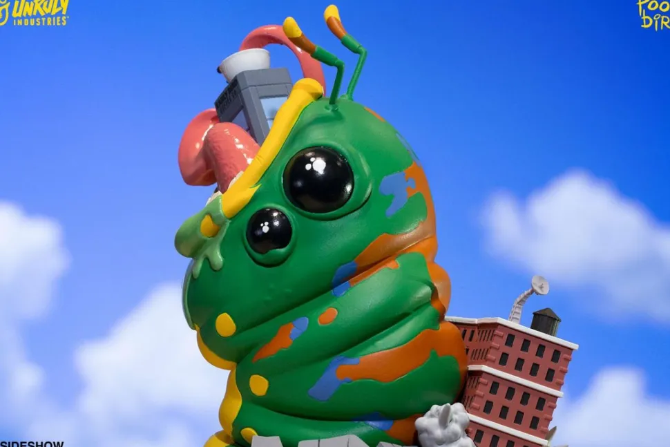 Unruly Industries - Wrath of Wormzilla 6” Vinyl Figure by Mike “Poopbird” Groves
