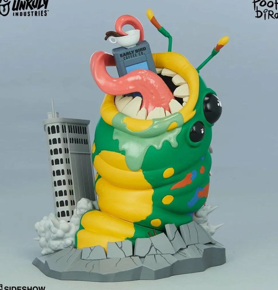 Unruly Industries - Wrath of Wormzilla 6” Vinyl Figure by Mike “Poopbird” Groves