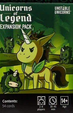 Unstable Unicorns - Unicorns of Legend Card Game Expansion Pack