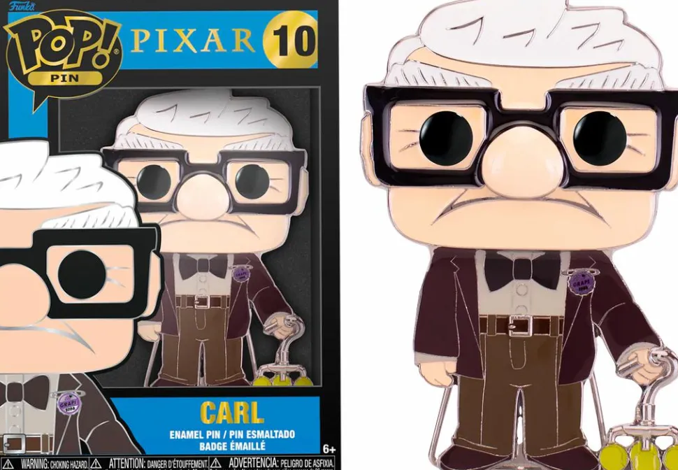 Up - Carl Fredricksen 4” Pop! Enamel Pin