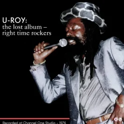 U-Roy - Right Time Rockers LP Vinyl Record (2025 Record Store Day Exclusive Blue Coloured Vinyl)