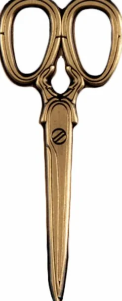 Us - Brass Scissors Enamel Pin