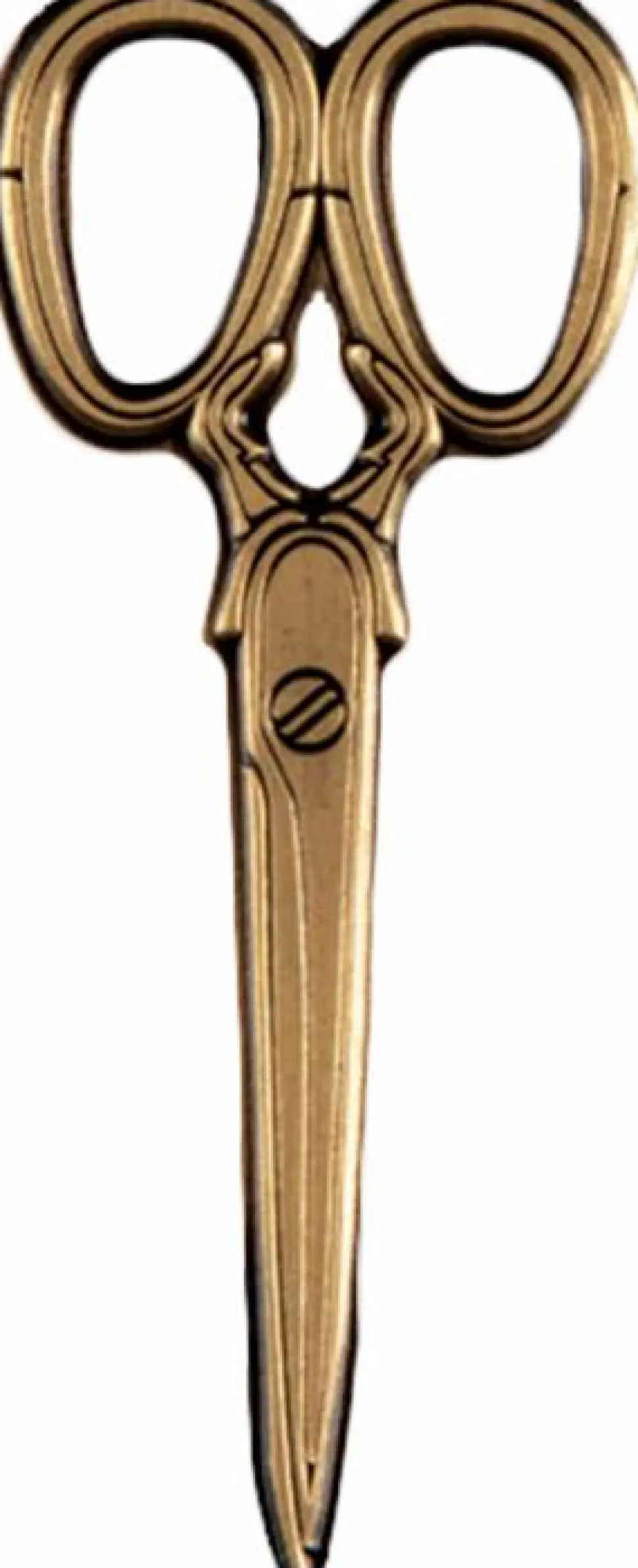 Us - Brass Scissors Enamel Pin