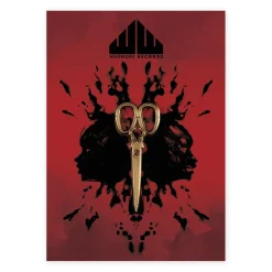 Us - Brass Scissors Enamel Pin