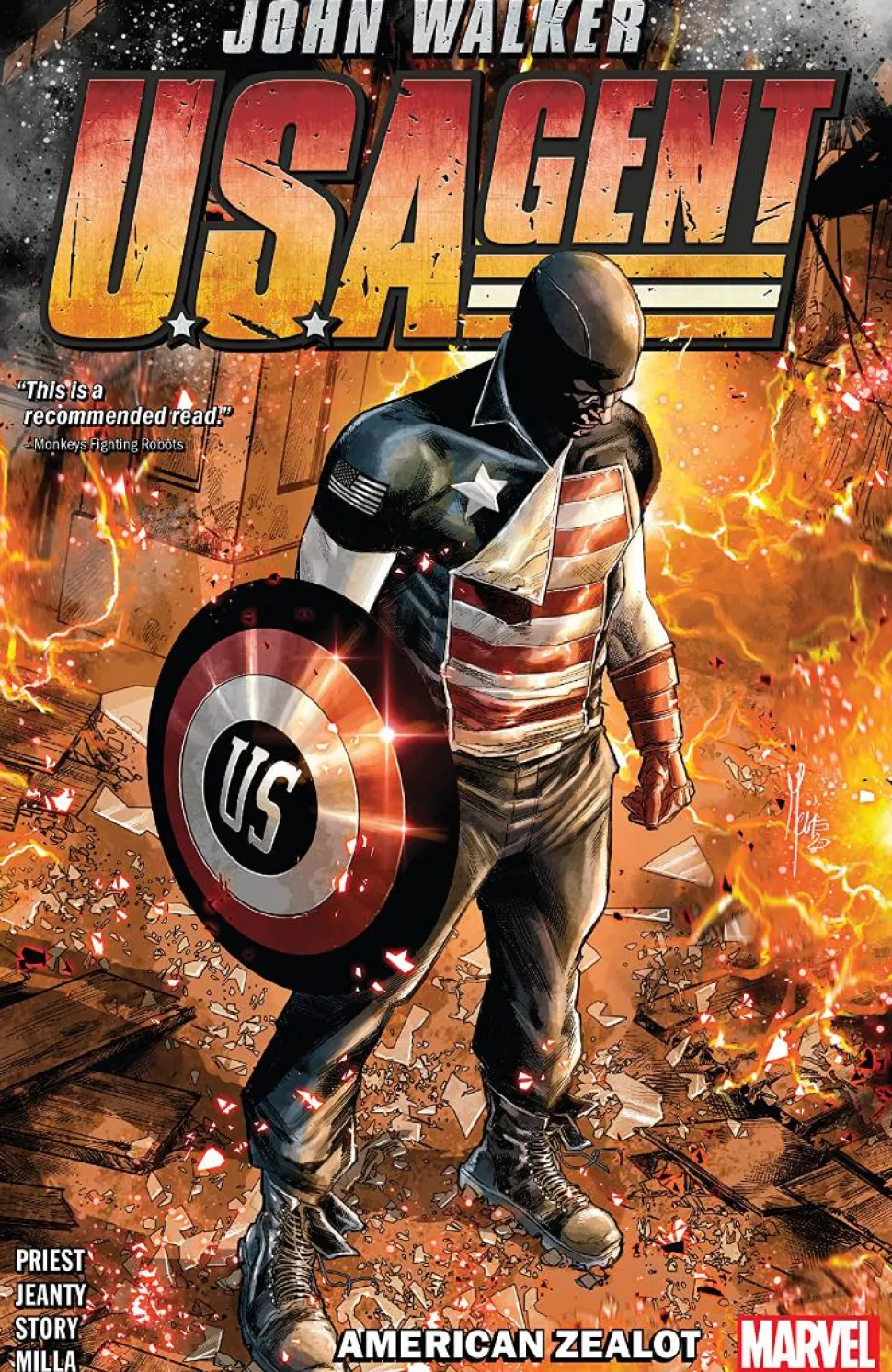 U.S.Agent - American Zealot Trade Paperback Book