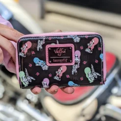Valfre - Lucy Tattoo 4” Faux Leather Zip-Around Wallet