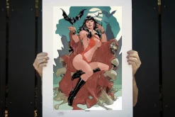 Vampirella - Vampirella: A Scarlet Thirst Premium Art Print by Terry & Rachel Dodson