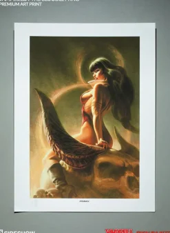 Vampirella - Vampirella: The Bloodletting Premium Art Print by Fabian 'Monk' Schlaga