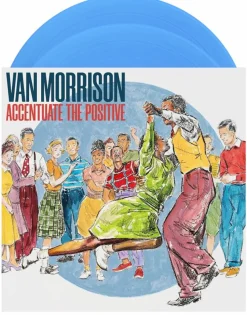 Van Morrison - Accentuate the Positive 2xLP Vinyl Record (Blue Coloured Vinyl)