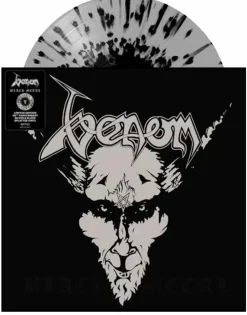 Venom - Black Metal 40th Anniversary LP Vinyl Record (Silver & Black Splatter Vinyl)