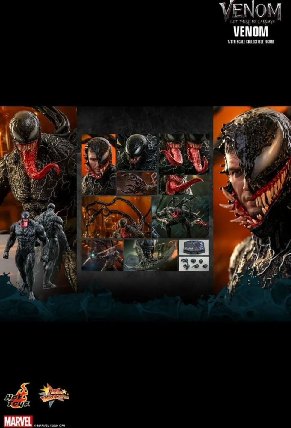 Venom 2: Let There Be Carnage - Venom 1/6th Scale Hot Toys Action Figure