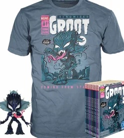 Venom - Venomized Groot Glow in the Dark Pop! Vinyl Figure & T-Shirt Box Set
