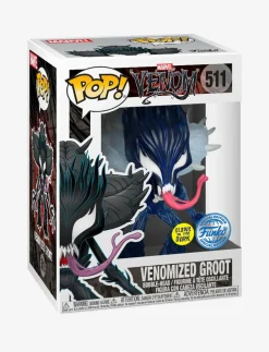 Venom - Venomized Groot Glow in the Dark Pop! Vinyl Figure & T-Shirt Box Set