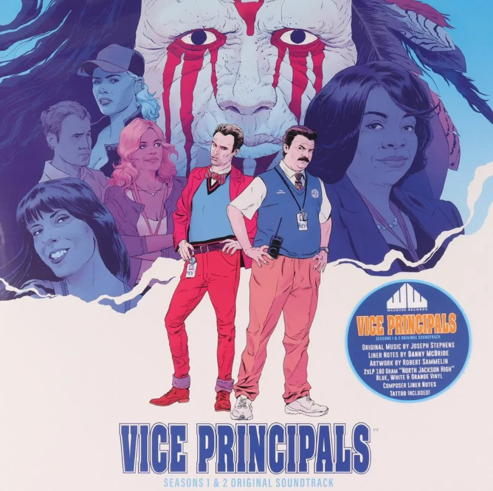Vice Principals - Season 1 & 2 Original Television Soundtrack by Joseph Stephens 2xLP Vinyl Record (“North Jackson Warriors” and “North Jackson Tigers” Coloured Vinyls)