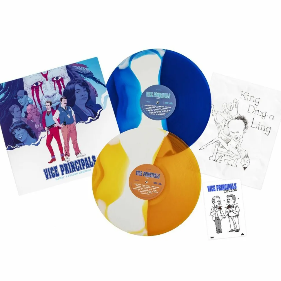Vice Principals - Season 1 & 2 Original Television Soundtrack by Joseph Stephens 2xLP Vinyl Record (“North Jackson Warriors” and “North Jackson Tigers” Coloured Vinyls)
