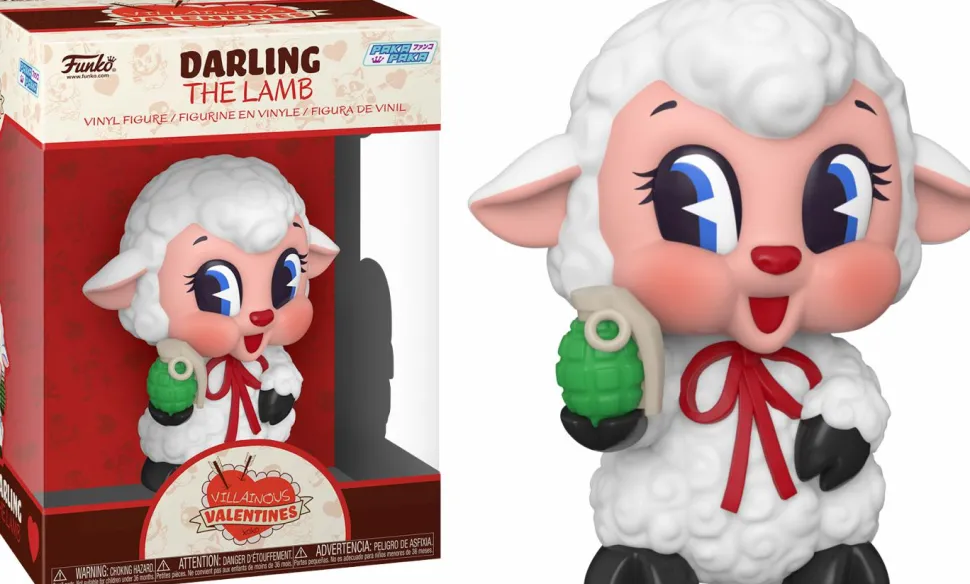 Villainous Valentines - Darling the Lamb with Grenade Vinyl Figure