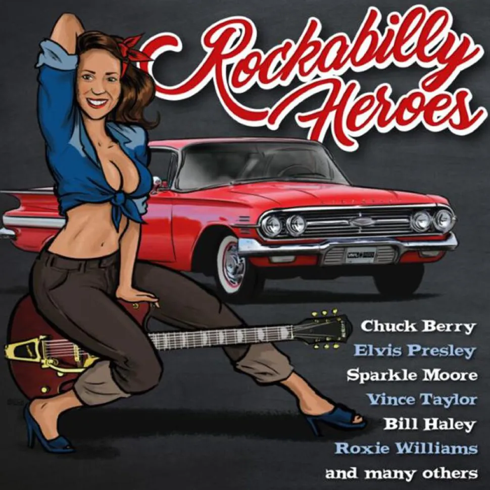 Vinyl Passion - Rockabilly Heroes LP Vinyl Record (2024 Record Store Day Exclusive Cool Blue Coloured Vinyl)