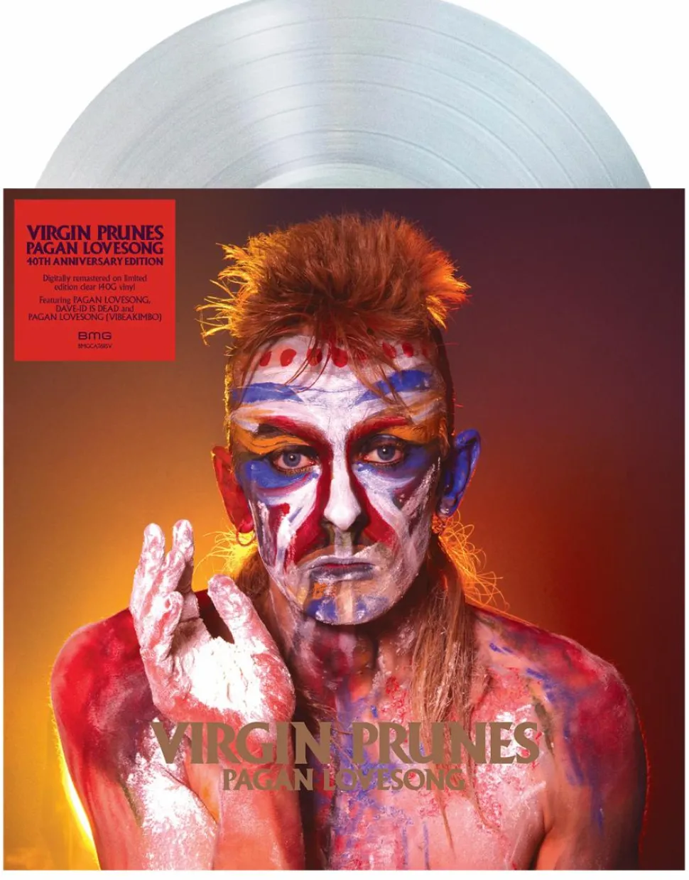 Virgin Prunes - Pagan Lovesong 40th Anniversary 12” Single Vinyl Record (2022 Record Store Day Exclusive Clear Vinyl)