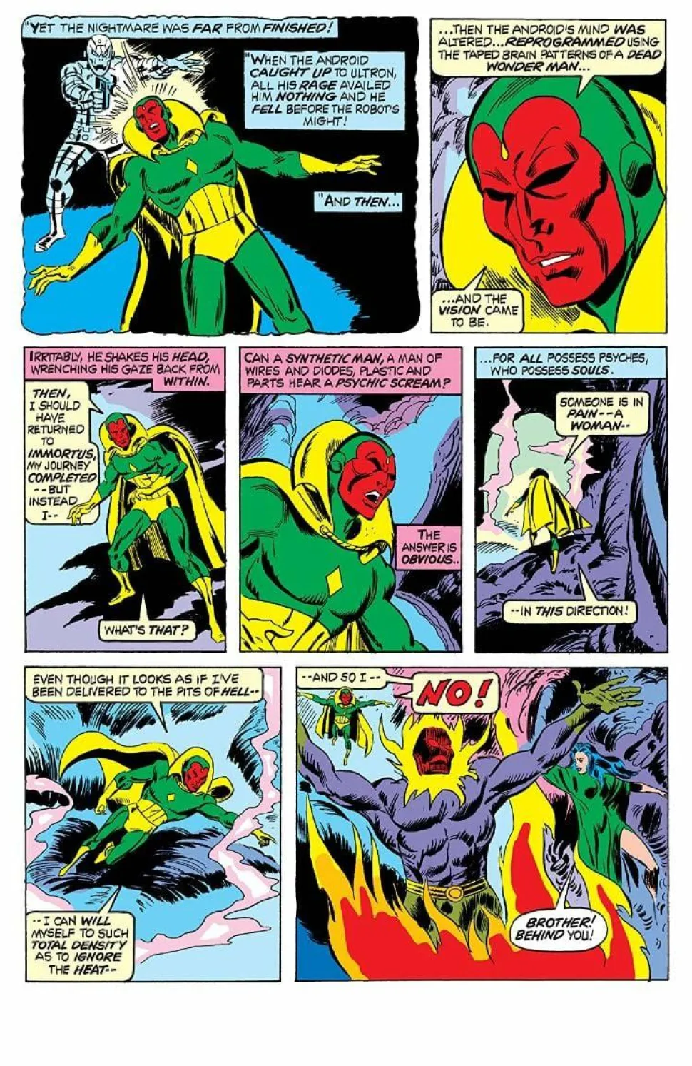 Vision & The Scarlet Witch - The Saga of Wanda and Vision Trade Paperback Book
