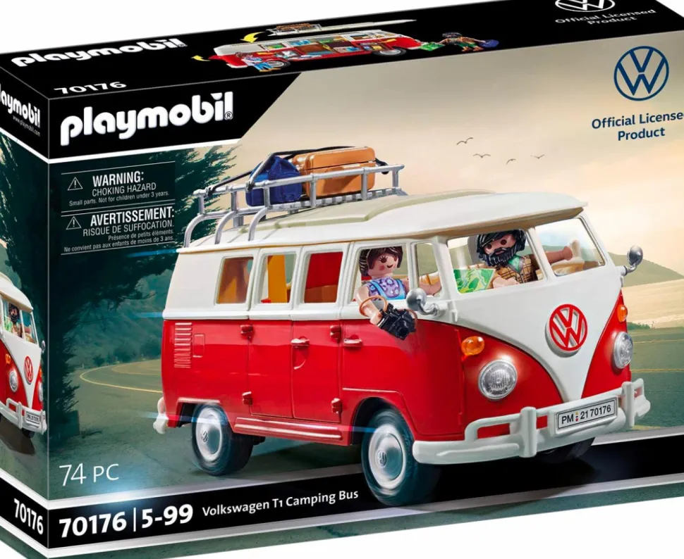 Volkswagen - T1 Camper Van Playmobil Vehicle Playset (70176)