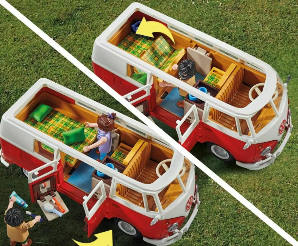 Volkswagen - T1 Camper Van Playmobil Vehicle Playset (70176)
