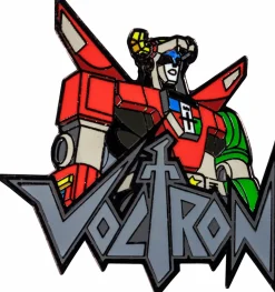 Voltron - Voltron Bust with Logo Enamel Pin