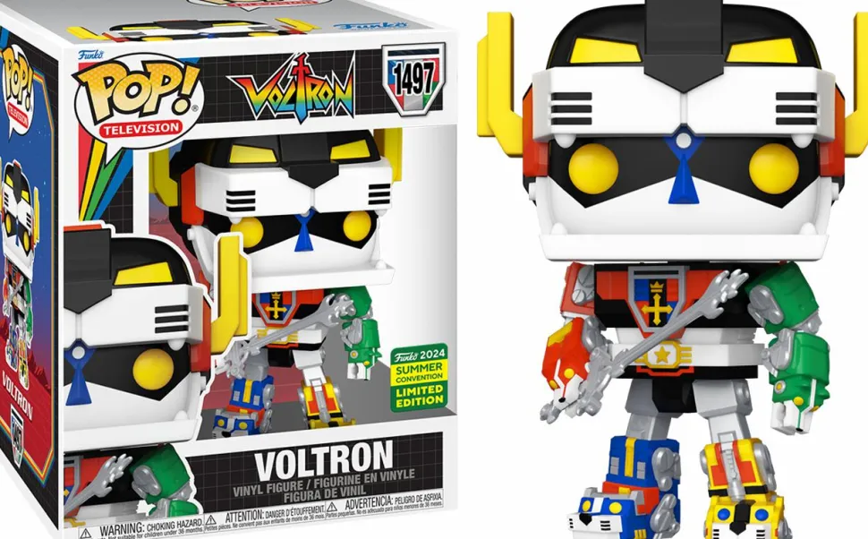 Voltron: Defender of the Universe - Voltron Super Sized 6" Pop! Vinyl Figure (2024 Summer Convention Exclusive) (Popcultcha Exclusive)