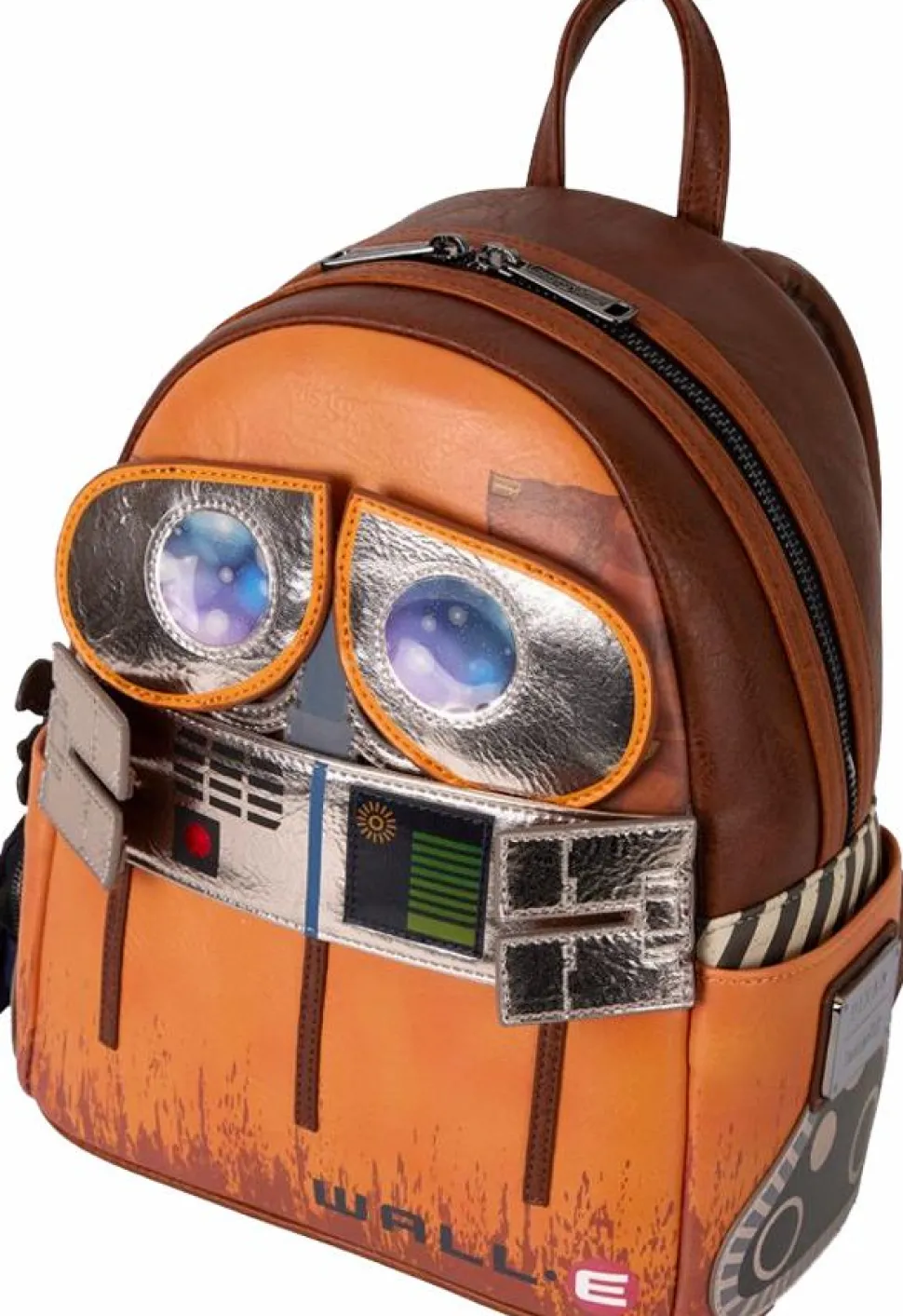 WALL-E - Cosplay Lenticular 10" Faux Leather Mini Backpack with Coin Purse
