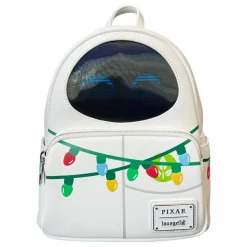 Wall-E - Eve Christmas Lights Cosplay Lenticular Glow in the Dark 10” Faux Leather Mini Backpack