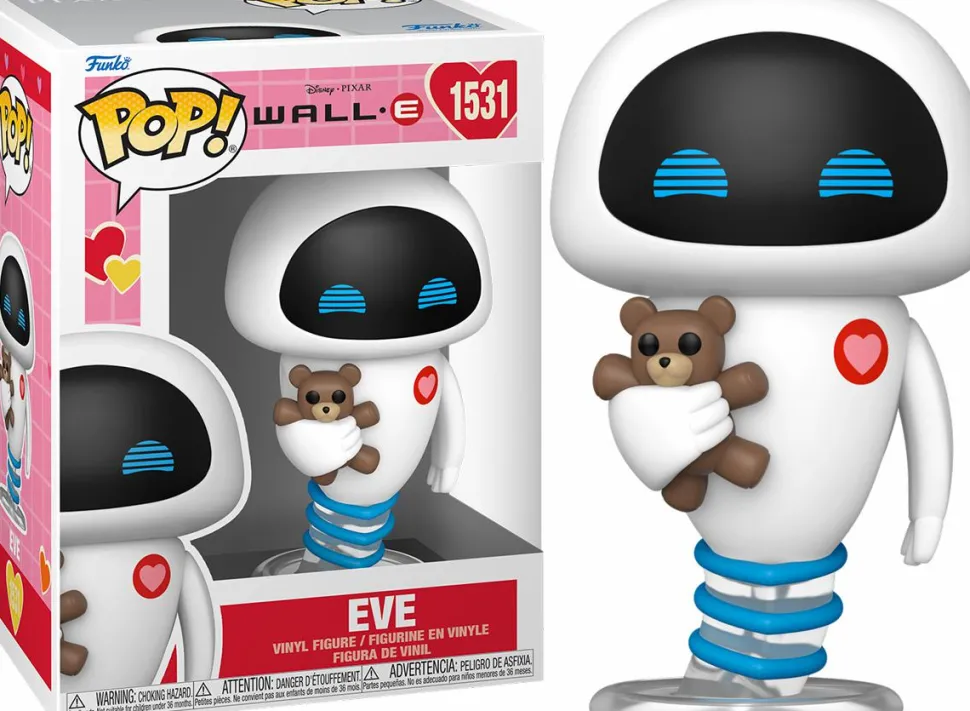 WALL-E - EVE with Teddy Bear (Valentine) Pop! Vinyl Figure