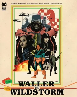 Waller vs. Wildstorm by Spencer Ackerman DC Black Label Hardcover Book