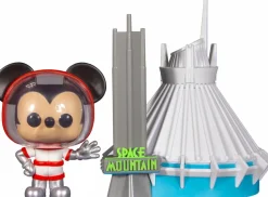 Walt Disney World - Mickey Mouse with Space Mountain 50th Anniversary Pop! Town Vinyl Figure