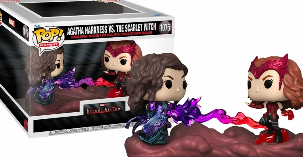WandaVision - Agatha Harkness vs The Scarlet Witch TV Moments Pop! Vinyl Figure 2-Pack