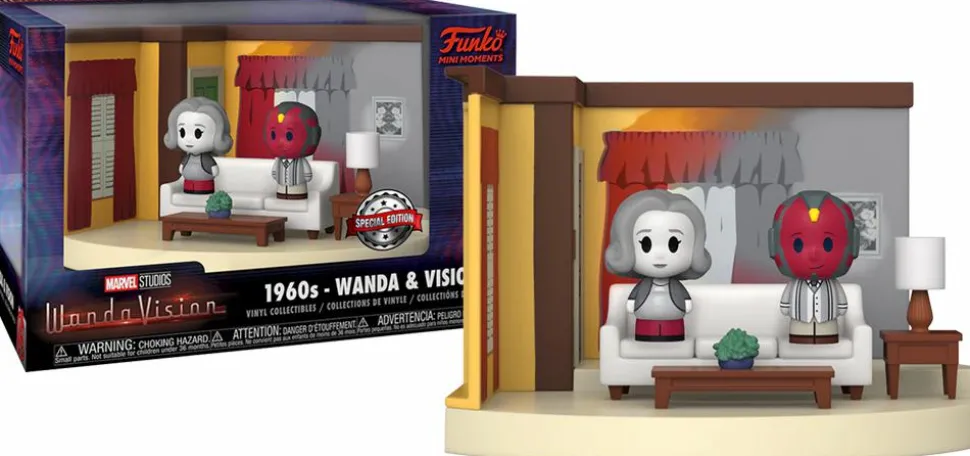 WandaVision - Living Room Diorama Mini Moments Vinyl Bundle (Set of 6)