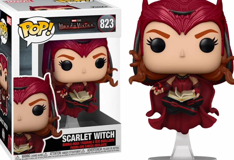 WandaVision - Scarlet Witch with Darkhold Book Pop! Vinyl Figure