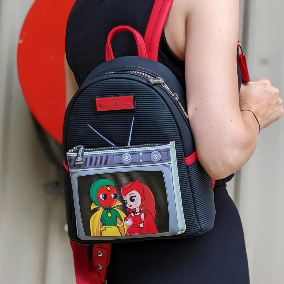 WandaVision - TV 10” Faux Leather Mini Backpack