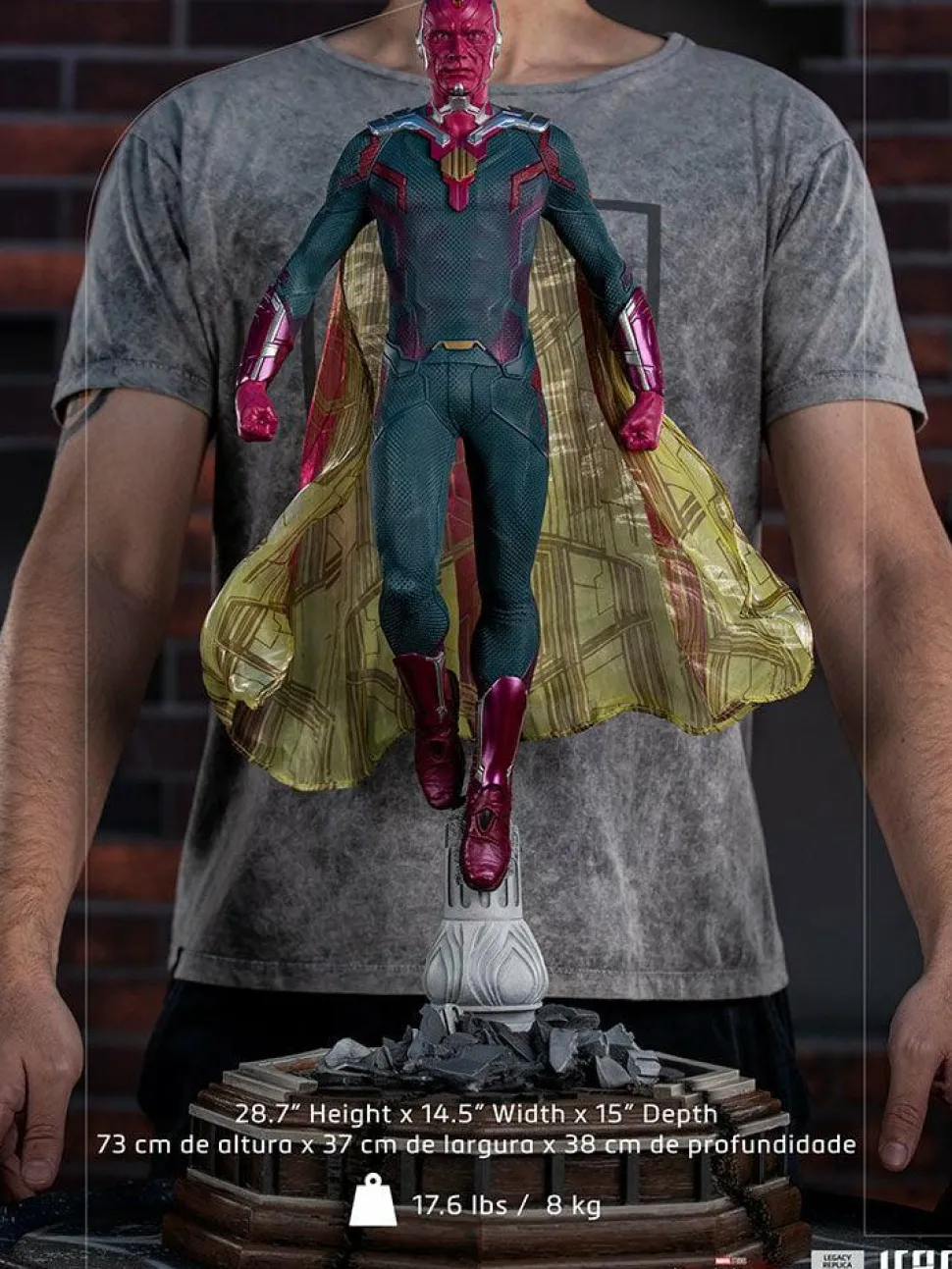 WandaVision - Vision 1/4 Scale Legacy Statue